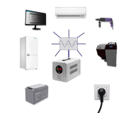 Qoltec Pure Sine Wave UPS | 800VA | 560W | Stała faza | Szary - 1088151 - zdjęcie 5